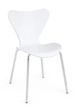 SEDIA IN PLASTICA BIANCA - TESSA