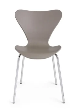 SEDIA IN PLASTICA CAMMELLO - TESSA