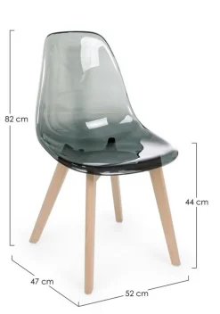 SEDIA IN PLASTICA FUM