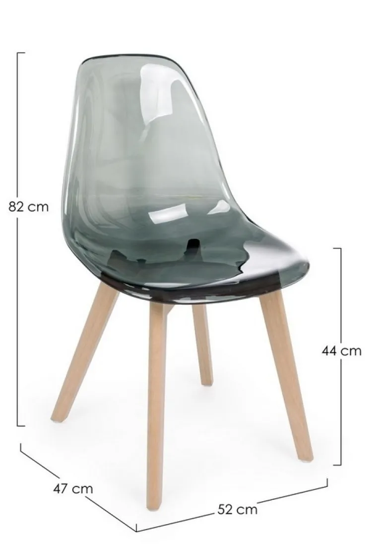 SEDIA IN PLASTICA FUM