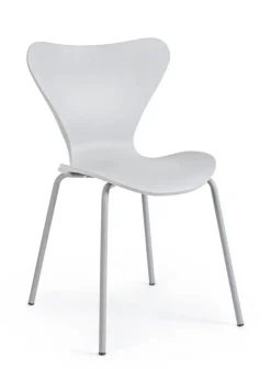 SEDIA IN PLASTICA GRIGIA - TESSA