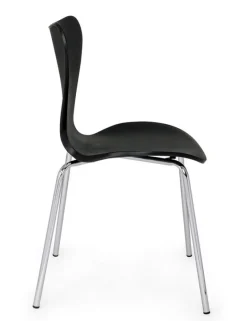 SEDIA IN PLASTICA NERA - TESSA