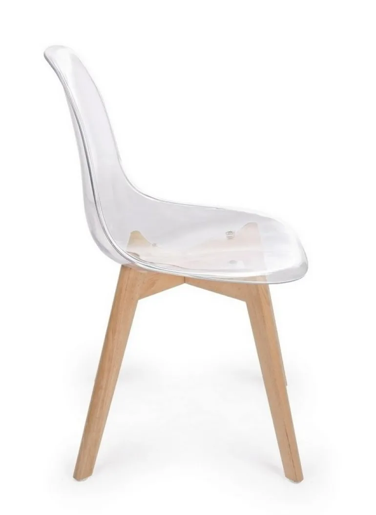 SEDIA IN PLASTICA TRASPARENTE - EASY