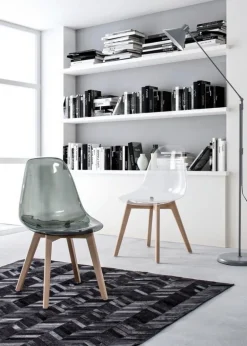 SEDIA IN PLASTICA TRASPARENTE - EASY