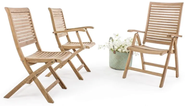 SEDIA IN TEAK PIEGHEVOLE - MARYLAND