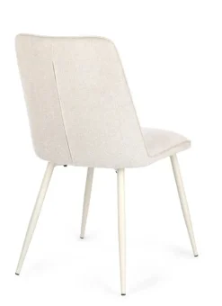SEDIA IN TESSUTO BEIGE - CORA