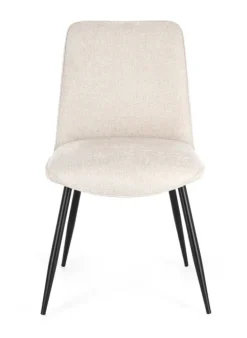 SEDIA IN TESSUTO BEIGE - CORA