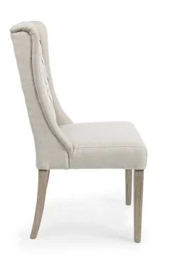 SEDIA IN TESSUTO BEIGE - COLUMBIA