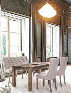 SEDIA IN TESSUTO BEIGE - COLUMBIA