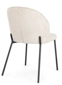 SEDIA IN TESSUTO BEIGE - WENDY