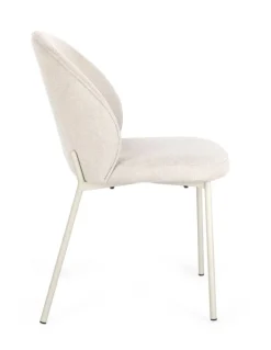 SEDIA IN TESSUTO BEIGE - WENDY