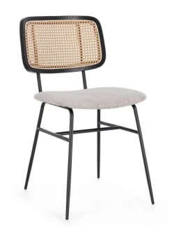 SEDIA IN TESSUTO NATURALE - GLENNA