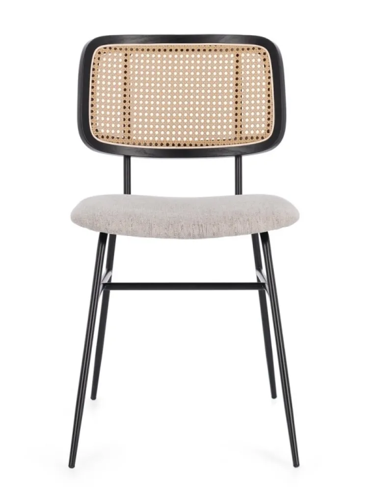 SEDIA IN TESSUTO NATURALE - GLENNA