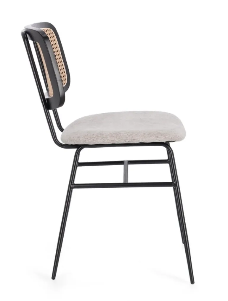 SEDIA IN TESSUTO NATURALE - GLENNA