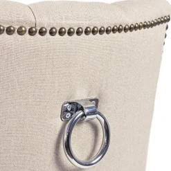 SEDIA IN TESSUTO NATURALE - CALLY