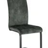SEDIA IN VELLUTO VERDE SCURO - KENNETH
