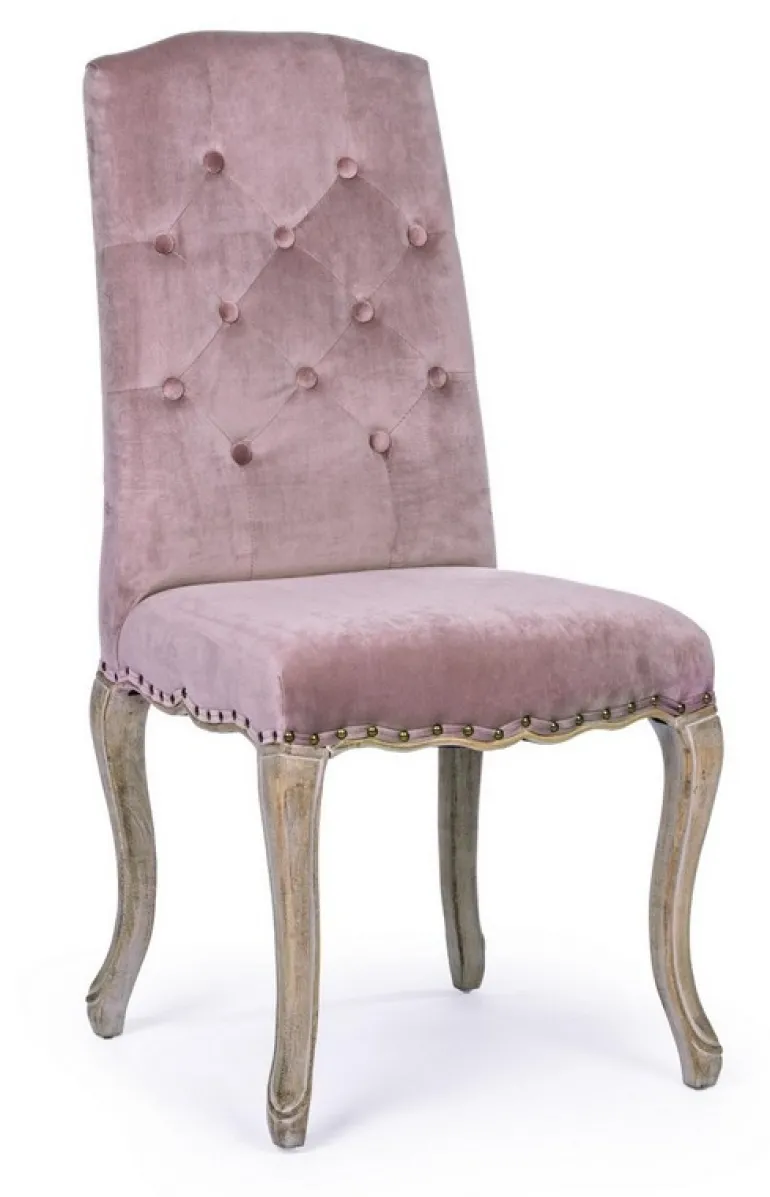 SEDIA IN VELLUTO WOODROSE - DIVA