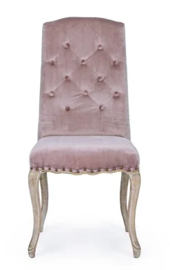 SEDIA IN VELLUTO WOODROSE - DIVA