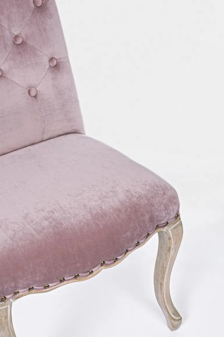 SEDIA IN VELLUTO WOODROSE - DIVA