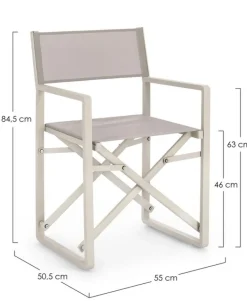 SEDIA REGISTA IN ALLUMINIO - KONNOR