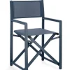 SEDIA REGISTA IN ALLUMINIO NAVY - TAYLOR