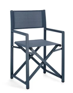 SEDIA REGISTA IN ALLUMINIO NAVY - TAYLOR