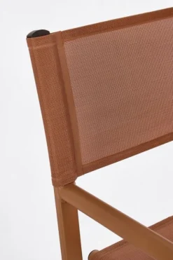 SEDIA REGISTA IN ALLUMINIO PECAN - TAYLOR