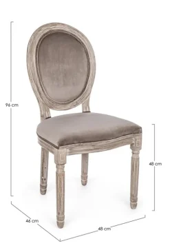 SEDIA TORTORA - MATHILDE