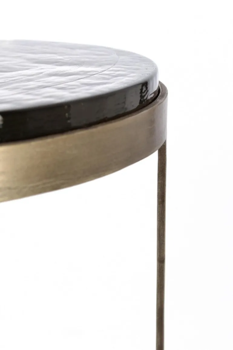 SET 2 TAVOLINI FINITURA OTTONE YX49 - ZAYLA