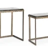 SET 2 TAVOLINI FINITURA OTTONE - ZAYLA