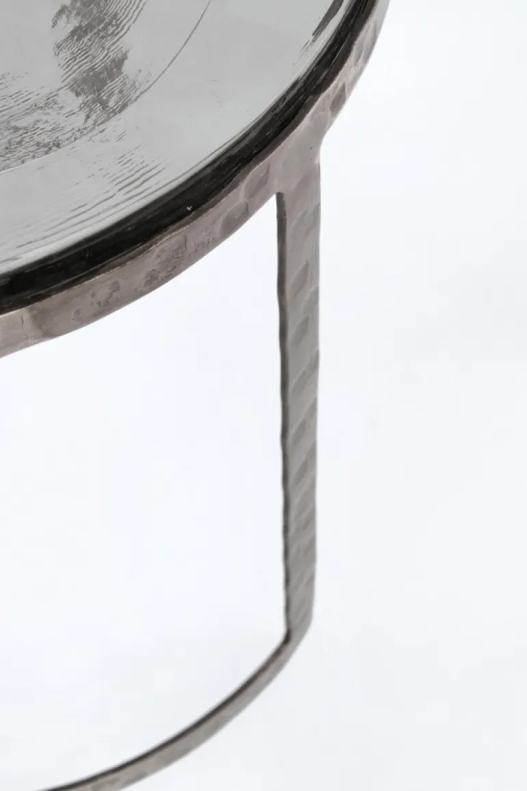 SET 2 TAVOLINI TONDI FINITURA NICKLE - ZAYLA