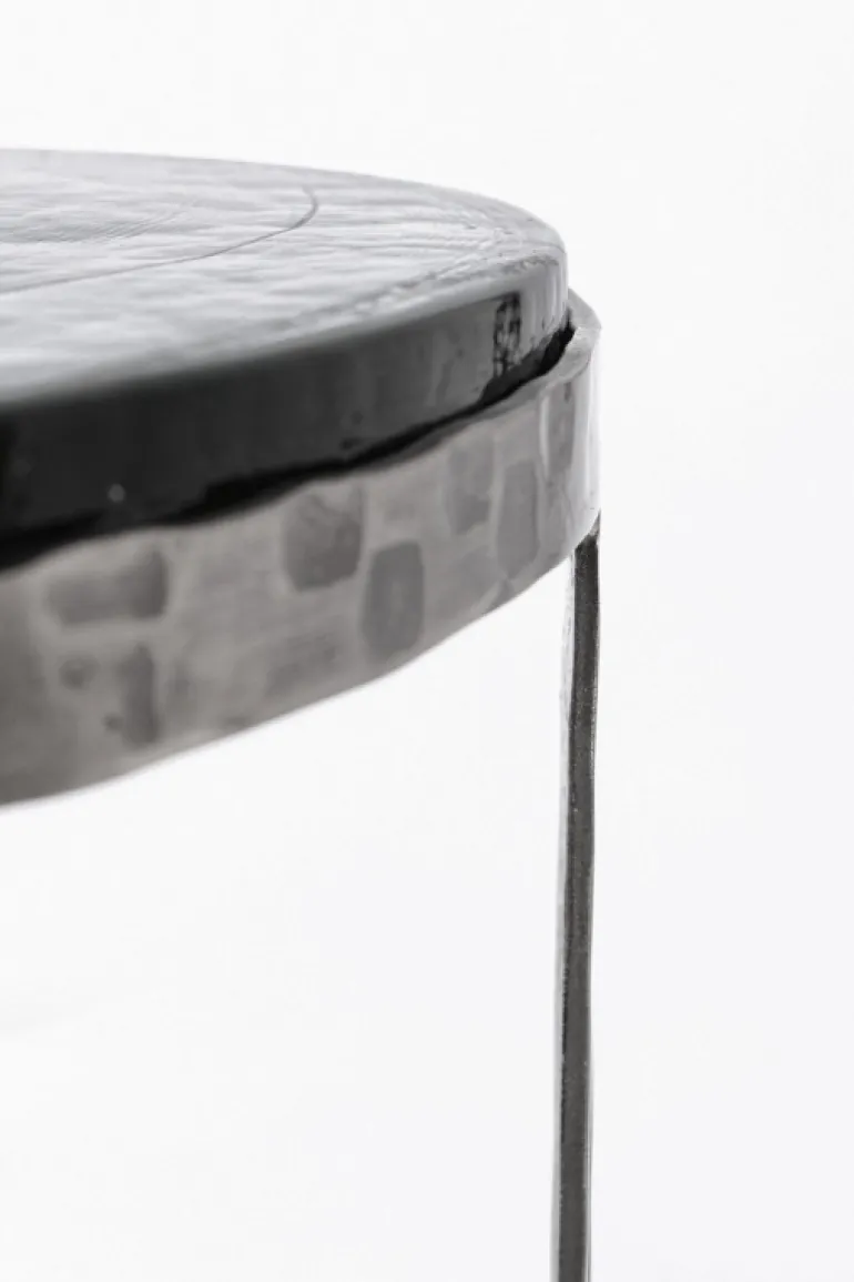 SET 2 TAVOLINI TONDI FINITURA NICKLE - ZAYLA