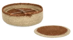 SET1 CESTINO TUY-4 S.BICCHIERE NATU MARR