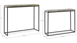 SET2 CONSOLLE IN METALLO - AMIRA