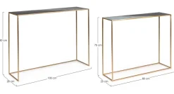 SET2 CONSOLLE IN METALLO - DESUR