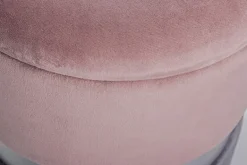 SET2 POUF CONTENITORE ROSA GRIGIO - POLINA