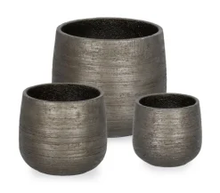 SET3 P.VASO EMEI BASSO GRIGIO