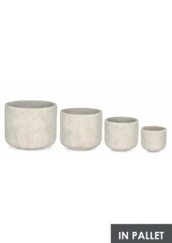 SET4 P.VASO MEILI TONDO BEIGE
