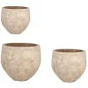 SET3 P.VASO MINH ALTO TERRACOTTA BRUNITA