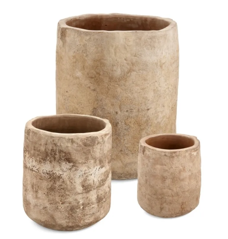 SET3 P.VASO MINH ALTO TERRACOTTA BRUNITA