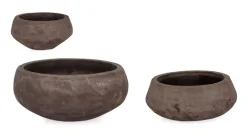 SET3 P.VASO MINH CIOTOLA TERRACOTTA SCUR