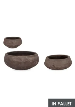 SET3 P.VASO MINH CIOTOLA TERRACOTTA SCUR