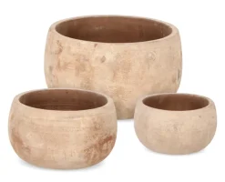 SET3 P.VASO MINH TO BASS TERRACOTTA MARR