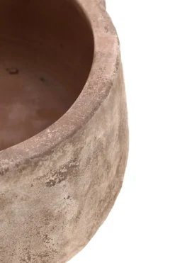 SET3 P.VASO MINH TONDO TERRACOTTA BRUNIT