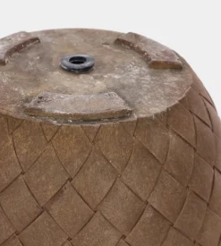 SET2 P.VASO RHOMBUS BOMB ALTO RUSTY