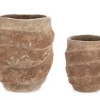 SET2 P.VASO TEIDE ALTO TERRACOTTA BRUNIT