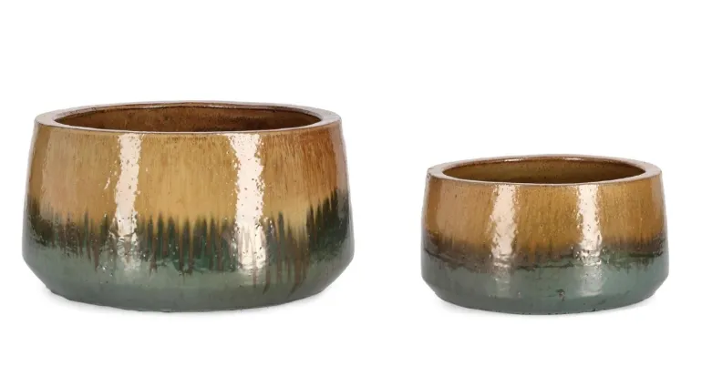 SET2 P.VASO THRAN BASSO MELANGE OCRA