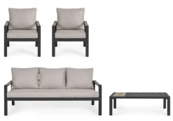 SET4 SALOTTO C-C ELNA ANTRACITE LH32