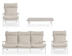 SET4 SALOTTO C-C IBISCO BIANCO WG20