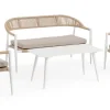 SET4 SALOTTO C-C JANDIA BIANCO/BEIGE